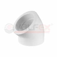 Угольник полипропиленовый 45° Valfex