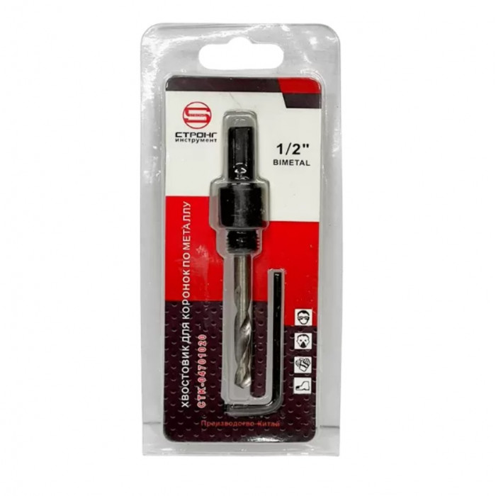 Шестигранный адаптер 1/2" для коронок Bi-Metal 16-30 мм Strong СТК-04701020