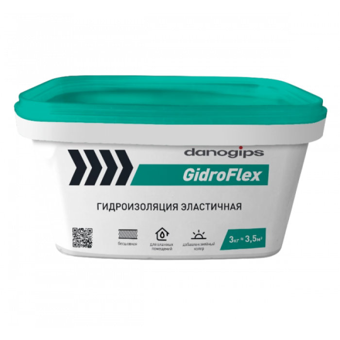 Шитрок GidroFlex гидроизоляция эластичная 3 кг