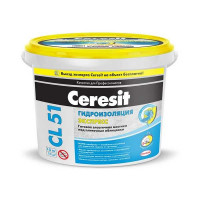 Эластичная полимерная гидроизоляция Ceresit CL 51 15кг