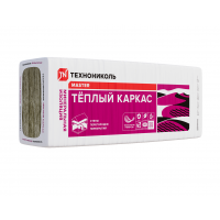 Минеральная вата Технониколь Теплый каркас 1200х610х50 мм (уп/10 плит)