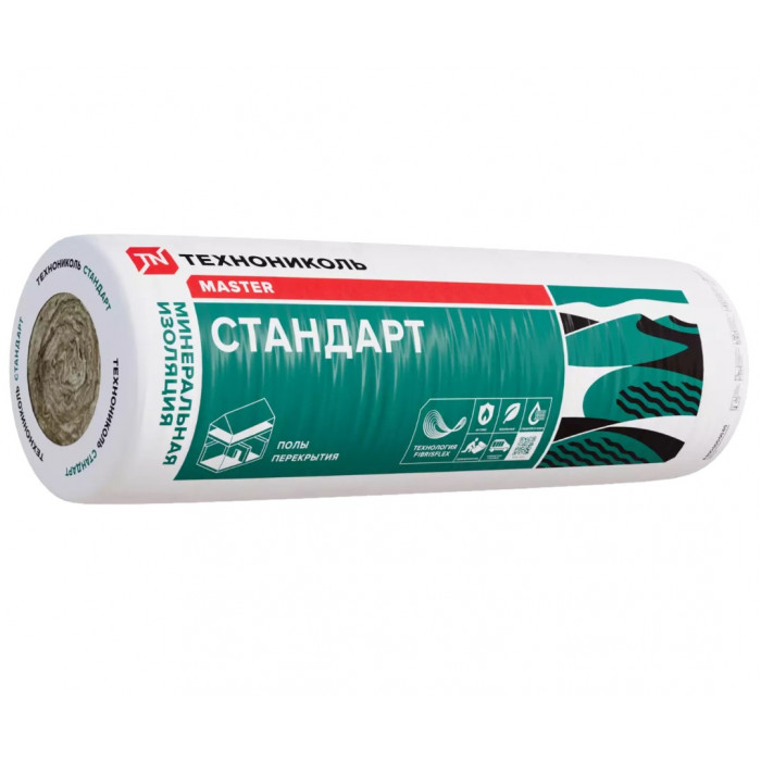 Утеплитель Технониколь рулон 40 RN Стандарт 6150х1220х50 (2 мата/15м2/0,75м3)