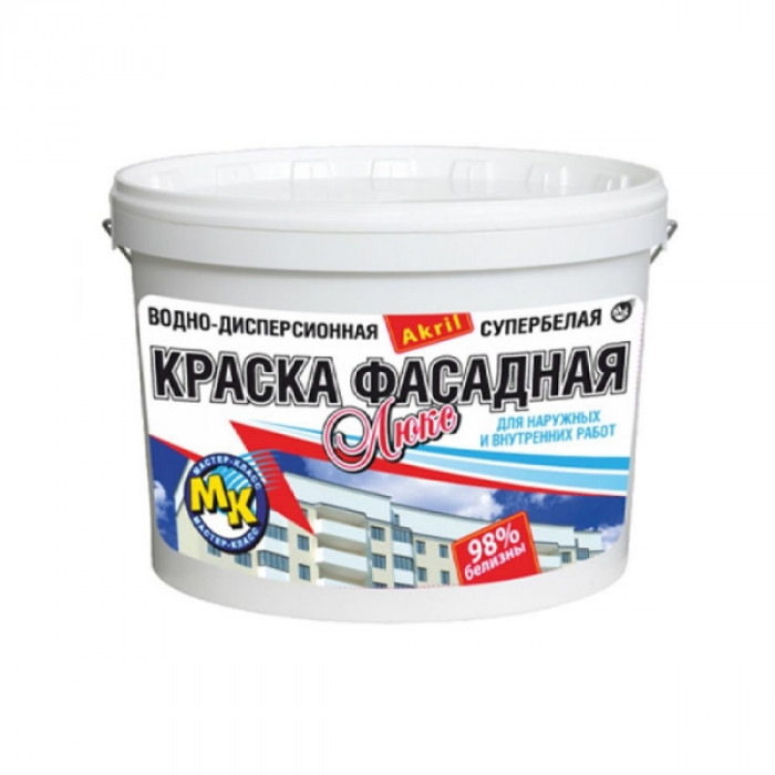 Краска Мастер-Класс Фасадная-Люкс 40кг