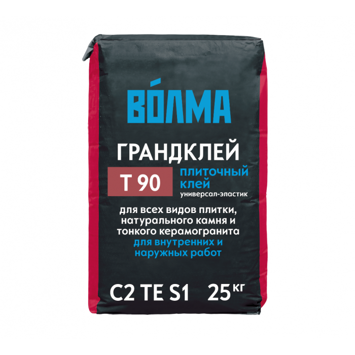 Плиточный клей Волма Грандклей Т90 25 кг