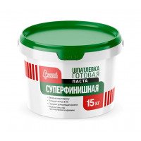 Шпатлевка готовая Старатели Суперфинишная паста 15 кг