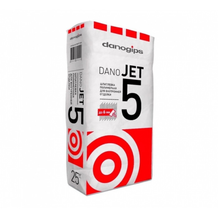 Шитрок шпатлевка полимерная Danogips JET 5 (Даногипс Джет 5) 25 кг